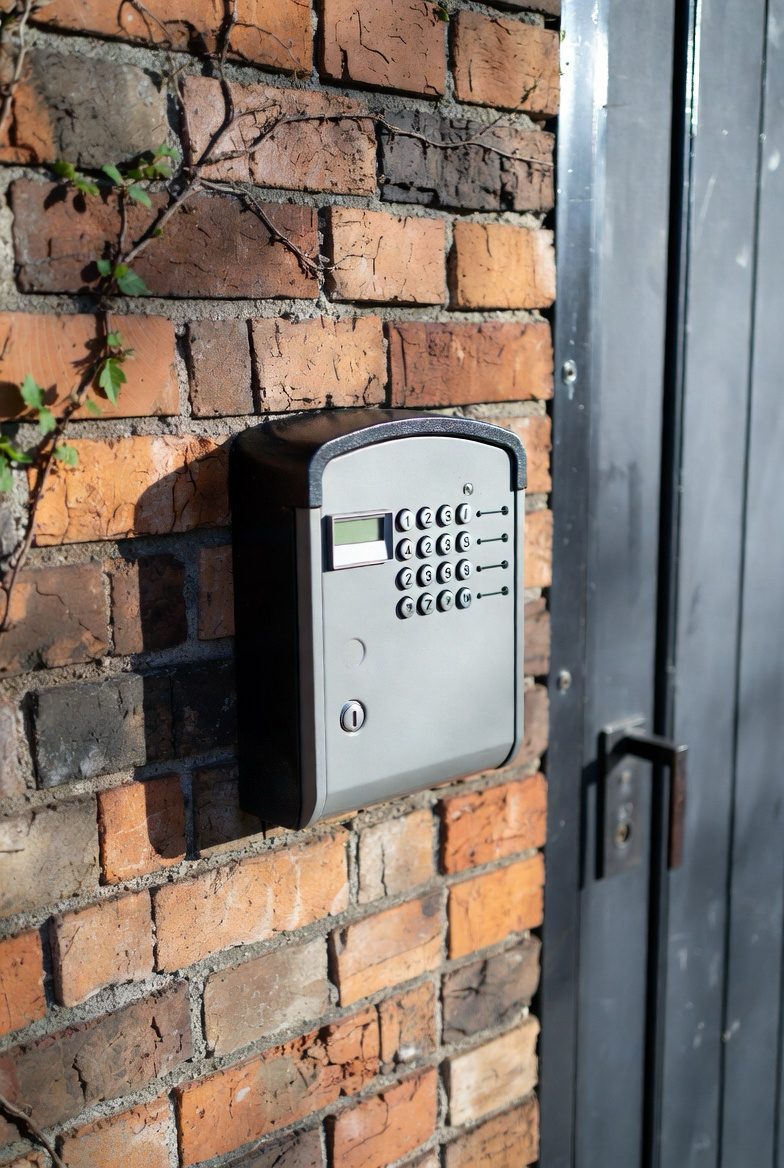 A securely closed side gate